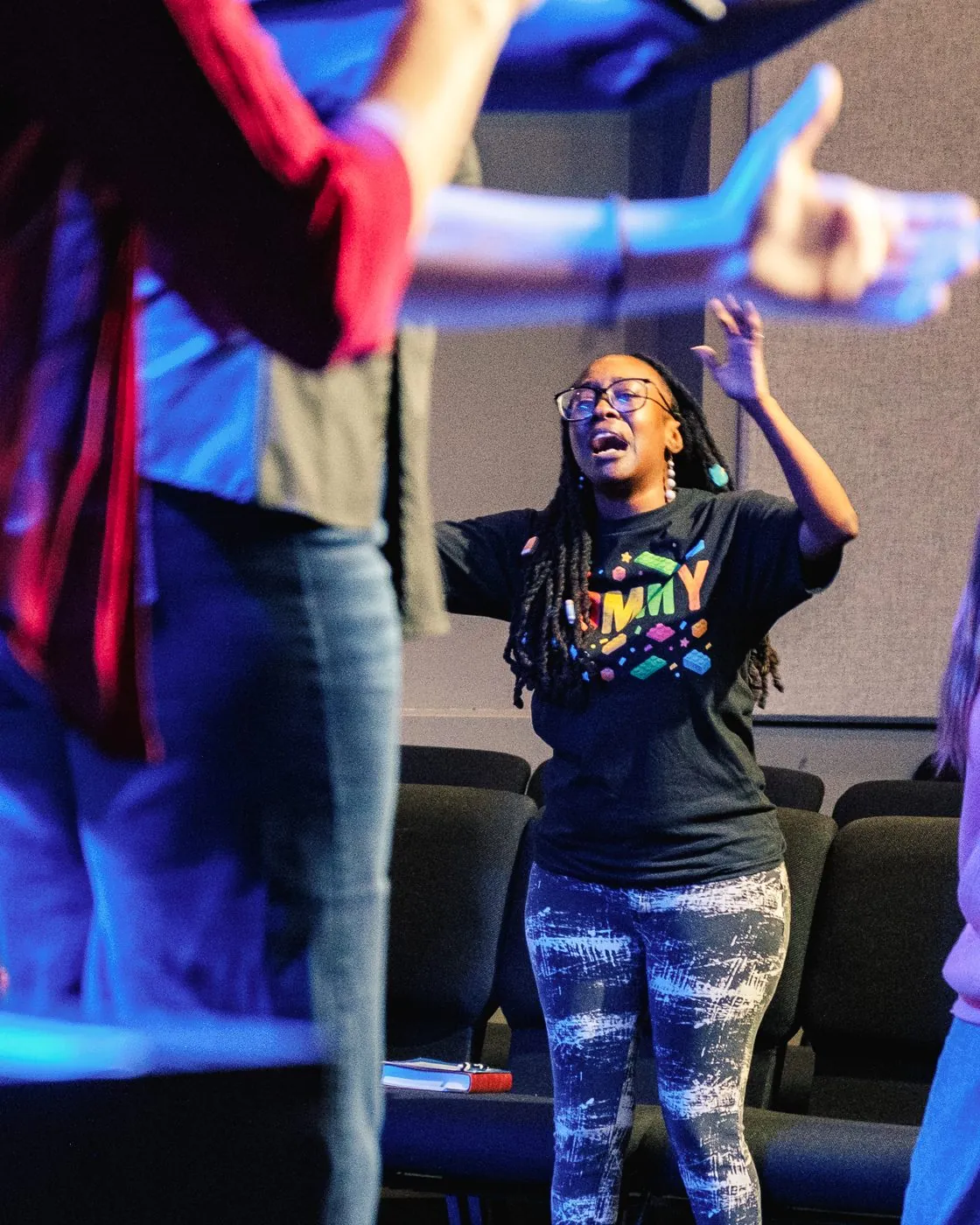 Worship gathering at Mountain West Church