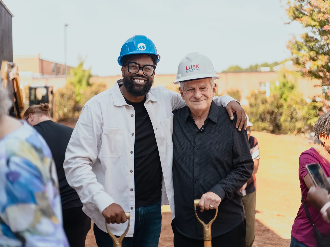 A groundbreaking ceremony for MW Hope Center's facility expansion